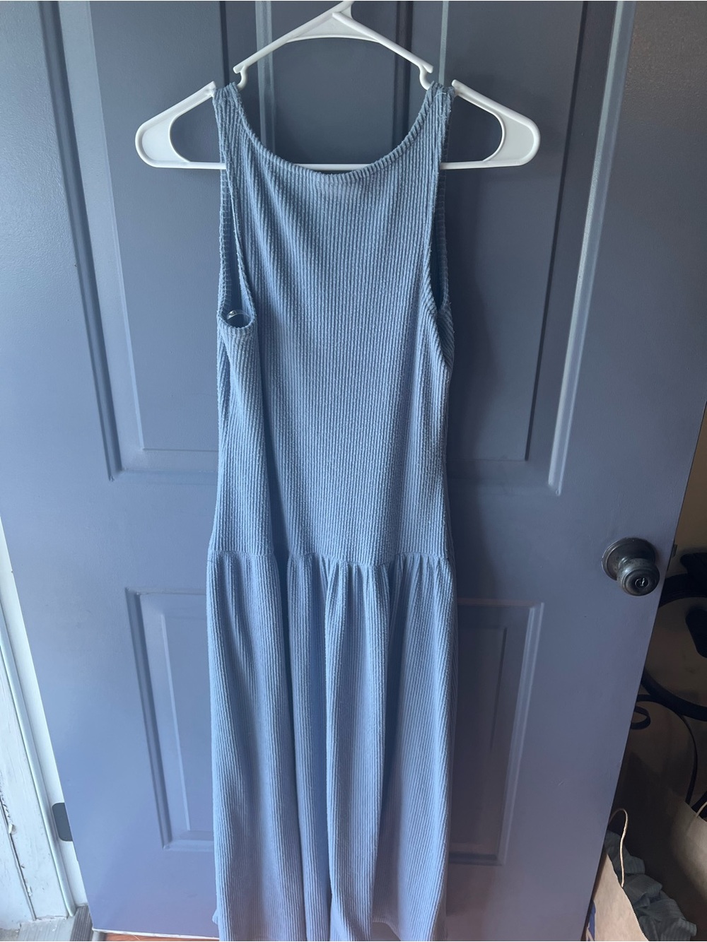 Universal Thread Ribbed Scoop Neck Maxi Dress - Light Blue - Picture 3 of 3